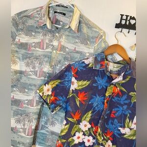 Forever 21 & AE slim fit floral T-Shirts